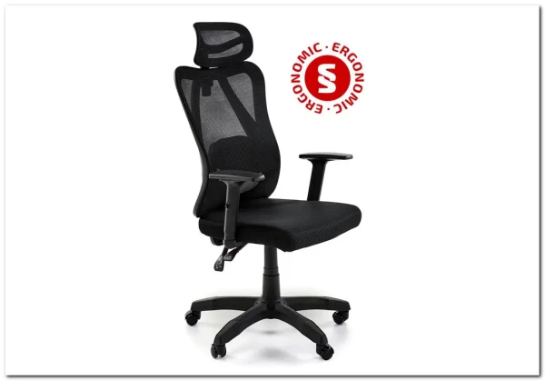 Кресло компьютерное Halmar RAMOS (черный) заказать по цене 18 404 руб. в Ростове на Дону в интернет магазине