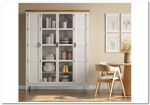 Шкаф для книг Квадро-С 422Ф из массива сосны заказать по цене 112 740 руб. в Ростове на Дону в интернет магазине