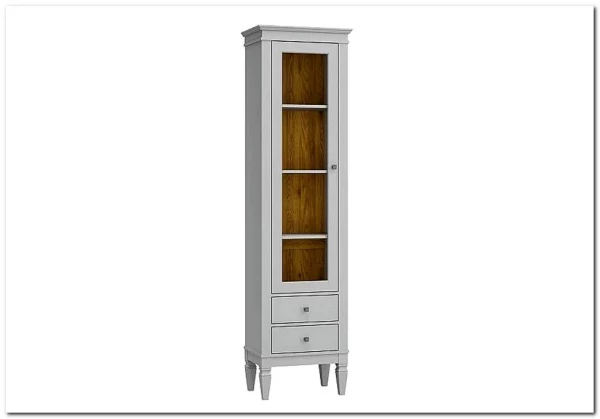 Шкаф для посуды Ольса-С 102Л из массива сосны заказать по цене 37 433 руб. в Ростове на Дону в интернет магазине