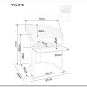 Стул кухонный Signal Tulipe Velvet Bluvel 28 (бежевый/золотой) заказать по цене 30 928 руб. в Ростове на Дону в интернет магазине