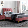 Кровать SIGNAL MIRAGE VELVET 90 античный розовый / золото тк. 185 заказать по цене 52 214 руб. в Ростове на Дону в интернет магазине