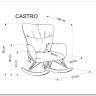 Кресло-качалка HALMAR CASTRO темно-зеленый заказать по цене 34 792 руб. в Ростове на Дону в интернет магазине