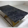 Стол ALES 180 BLACK GRAVE SOLID CERAMIC, керамика / бронзовый, DISAUR заказать по цене 83 655 руб. в Ростове на Дону в интернет магазине
