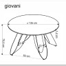 Стол обеденный Halmar GIOVANI 135 (зеленый мрамор/черный) заказать по цене 72 936 руб. в Ростове на Дону в интернет магазине