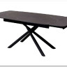 Стол RIVOLI 140 MATT BLACK MARBLE SOLID CERAMIC / BLACK заказать по цене 74 900 руб. в Ростове на Дону в интернет магазине