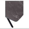Стол RIVOLI 140 MATT BLACK MARBLE SOLID CERAMIC / BLACK заказать по цене 74 900 руб. в Ростове на Дону в интернет магазине