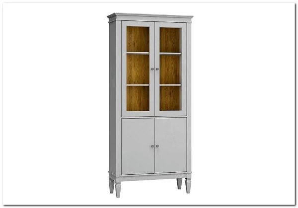 Шкаф для посуды Ольса-С 220 из массива сосны заказать по цене 46 397 руб. в Ростове на Дону в интернет магазине