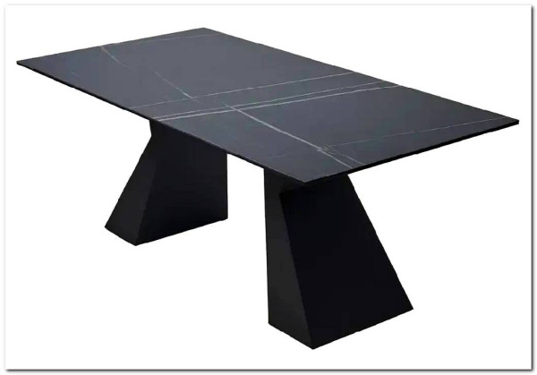 Стол БОГАРТ 200 TITANIUM BLACK PULIDO, керамика / Черный заказать по цене 110 900 руб. в Ростове на Дону в интернет магазине