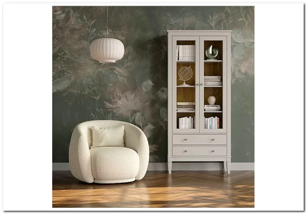 Шкаф для посуды Ольса-С 202 из массива сосны заказать по цене 49 637 руб. в Ростове на Дону в интернет магазине