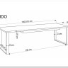 Стол обеденный Halmar CANDIDO 160 раскладной (дуб вотан/черный) заказать по цене 80 270 руб. в Ростове на Дону в интернет магазине