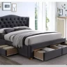 Кровать ASPEN II VELVET BLUVEL 14 160/200 Signal заказать по цене 82 622 руб. в Ростове на Дону в интернет магазине