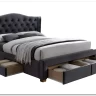 Кровать ASPEN II VELVET BLUVEL 14 160/200 Signal заказать по цене 82 622 руб. в Ростове на Дону в интернет магазине