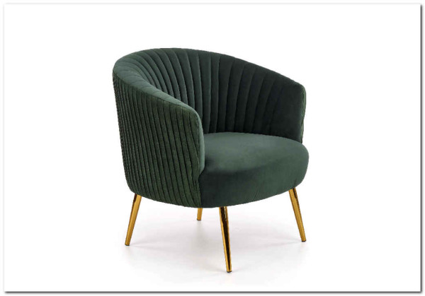 Кресло CROWN  Halmar (темно-зеленый/золотой) заказать по цене 30 381 руб. в Ростове на Дону в интернет магазине