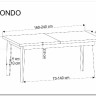 Стол обеденный Halmar EDMONDO 160 раскладной (дуб/черный) заказать по цене 108 460 руб. в Ростове на Дону в интернет магазине