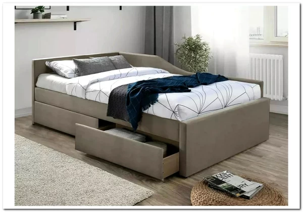 Кровать Signal ELIOT Velvet tap. 228 (бежевый) 120/200 заказать по цене 64 714 руб. в Ростове на Дону в интернет магазине