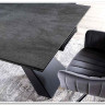 Стол обеденный Signal SALVADORE CERAMIC раскладной (серый мрамор/черный мат) заказать по цене 136 583 руб. в Ростове на Дону в интернет магазине