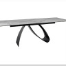 Стол обеденный Signal DIUNA Ceramic 160 раскладной (Statuario Venato белый/черный мат) заказать по цене 156 634 руб. в Ростове на Дону в интернет магазине