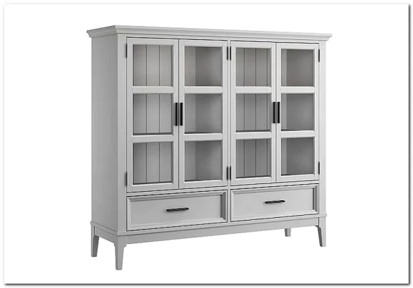 Шкаф для посуды Квадро-С 42 из массива сосны заказать по цене 54 605 руб. в Ростове на Дону в интернет магазине