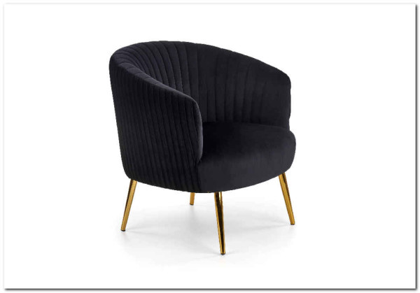 Кресло CROWN  Halmar (черный/золотой) заказать по цене 30 381 руб. в Ростове на Дону в интернет магазине