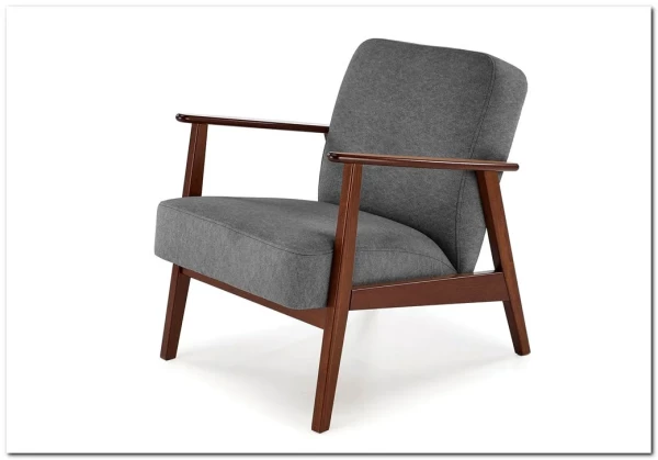 Кресло Halmar MILANO 1S tap. Castel 93 (серый) заказать по цене 33 355 руб. в Ростове на Дону в интернет магазине