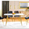 Стул кухонный Signal CHIC Velvet Bluvel 52 (античный розовый/золотой) заказать по цене 10 726 руб. в Ростове на Дону в интернет магазине
