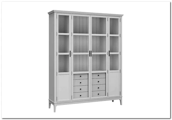 Шкаф для книг Квадро-С 422С/04 из массива сосны заказать по цене 93 269 руб. в Ростове на Дону в интернет магазине