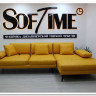 Угловой диван Милан с оттоманкой Soft Time заказать по цене 150 080 руб. в Ростове на Дону в интернет магазине