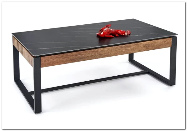 Стол журнальный Halmar RAMONA (черный/ореховый) заказать по цене 28 342 руб. в Ростове на Дону в интернет магазине