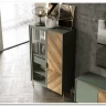 Кровать с подъемным механизмом Siena  LOZ160х200 дымчатый зеленый/дуб вотан BRW заказать по цене 55 970 руб. в Ростове на Дону в интернет магазине