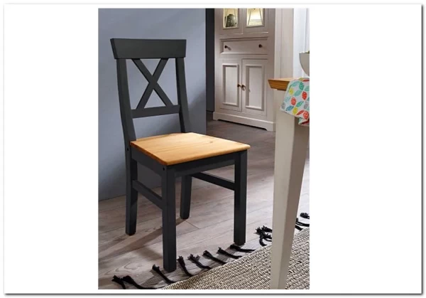 Стул Форест серый 7012/бейц-масло по цене 6 791 руб. в магазине Другая Мебель в Ростове на Дону