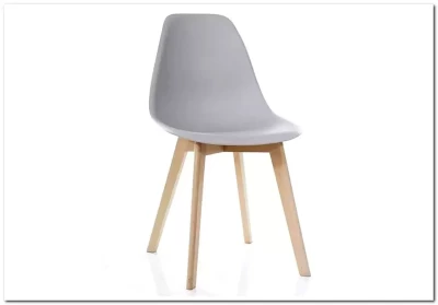 Стул кухонный Signal MORIS (светло-серый/бук)