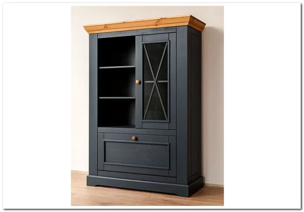 Комод Форест Графит 2 двери и полки заказать по цене 39 975 руб. в Ростове на Дону в интернет магазине