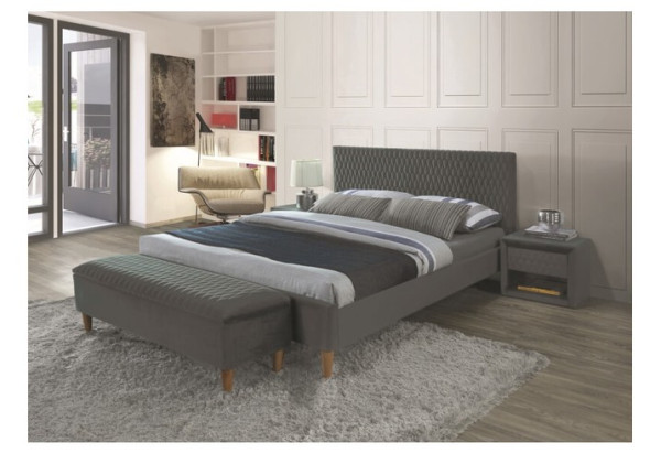 Кровать AZURRO VELVET BLUVEL 14 140/200 Signal заказать по цене 41 646 руб. в Ростове на Дону в интернет магазине