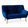 Диван Signal NORDIC 2 Velvet Bluvel 86 синий заказать по цене 54 053 руб. в Ростове на Дону в интернет магазине