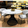 Стол BUENO 120 GLOSS GOLDEN JADE SOLID CERAMIC / BLACK, DISAUR заказать по цене 108 700 руб. в Ростове на Дону в интернет магазине