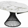 Стол BUENO 120 GLOSS GOLDEN JADE SOLID CERAMIC / BLACK, DISAUR заказать по цене 108 700 руб. в Ростове на Дону в интернет магазине