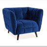 Кресло CASTELLO 1 Velvet Bluvel 86  Signal (темно-синий) заказать по цене 64 889 руб. в Ростове на Дону в интернет магазине