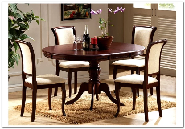 Стол обеденный Signal OLIVIA 106 раскладной (темный орех) заказать по цене 55 632 руб. в Ростове на Дону в интернет магазине