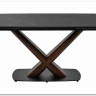 Стол BLANCO 160 MATT BLACK MARBLE SOLID CERAMIC / Орех, DISAUR заказать по цене 102 000 руб. в Ростове на Дону в интернет магазине