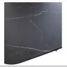 Стол BLANCO 160 MATT BLACK MARBLE SOLID CERAMIC / Орех, DISAUR заказать по цене 106 800 руб. в Ростове на Дону в интернет магазине