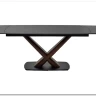 Стол BLANCO 160 MATT BLACK MARBLE SOLID CERAMIC / Орех, DISAUR заказать по цене 106 800 руб. в Ростове на Дону в интернет магазине