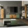 Тумба-комод Siena KOM4D2S дымчатый зеленый/дуб вотан BRW заказать по цене 38 450 руб. в Ростове на Дону в интернет магазине
