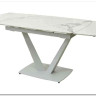 Стол ALATRI 120 GLOSS STATUARIO WHITE SINTERED STONE / WHITE заказать по цене 79 600 руб. в Ростове на Дону в интернет магазине