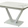 Стол ALATRI 120 GLOSS STATUARIO WHITE SINTERED STONE / WHITE заказать по цене 79 600 руб. в Ростове на Дону в интернет магазине