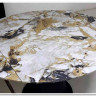Стол TERAMO 135 GLOSS GRAND JADE SOLID CERAMIC, керамика, поворотн.механизм / Черный каркас, DISAUR заказать по цене 56 970 руб. в Ростове на Дону в интернет магазине