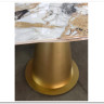 Стол TERAMO 135 GLOSS GRAND JADE SOLID CERAMIC, керамика, поворотн.механизм / Бронзовый, DISAUR заказать по цене 63 810 руб. в Ростове на Дону в интернет магазине