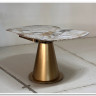 Стол TERAMO 135 GLOSS GRAND JADE SOLID CERAMIC, керамика, поворотн.механизм / Бронзовый, DISAUR заказать по цене 63 810 руб. в Ростове на Дону в интернет магазине