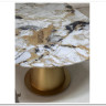Стол TERAMO 135 GLOSS GRAND JADE SOLID CERAMIC, керамика, поворотн.механизм / Бронзовый, DISAUR заказать по цене 63 810 руб. в Ростове на Дону в интернет магазине