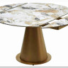 Стол TERAMO 135 GLOSS GRAND JADE SOLID CERAMIC, керамика, поворотн.механизм / Бронзовый, DISAUR заказать по цене 63 810 руб. в Ростове на Дону в интернет магазине