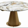 Стол TERAMO 135 GLOSS GRAND JADE SOLID CERAMIC, керамика, поворотн.механизм / Бронзовый, DISAUR заказать по цене 63 810 руб. в Ростове на Дону в интернет магазине
